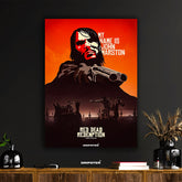 Red Dead Redemption John Marston Western Art Poster